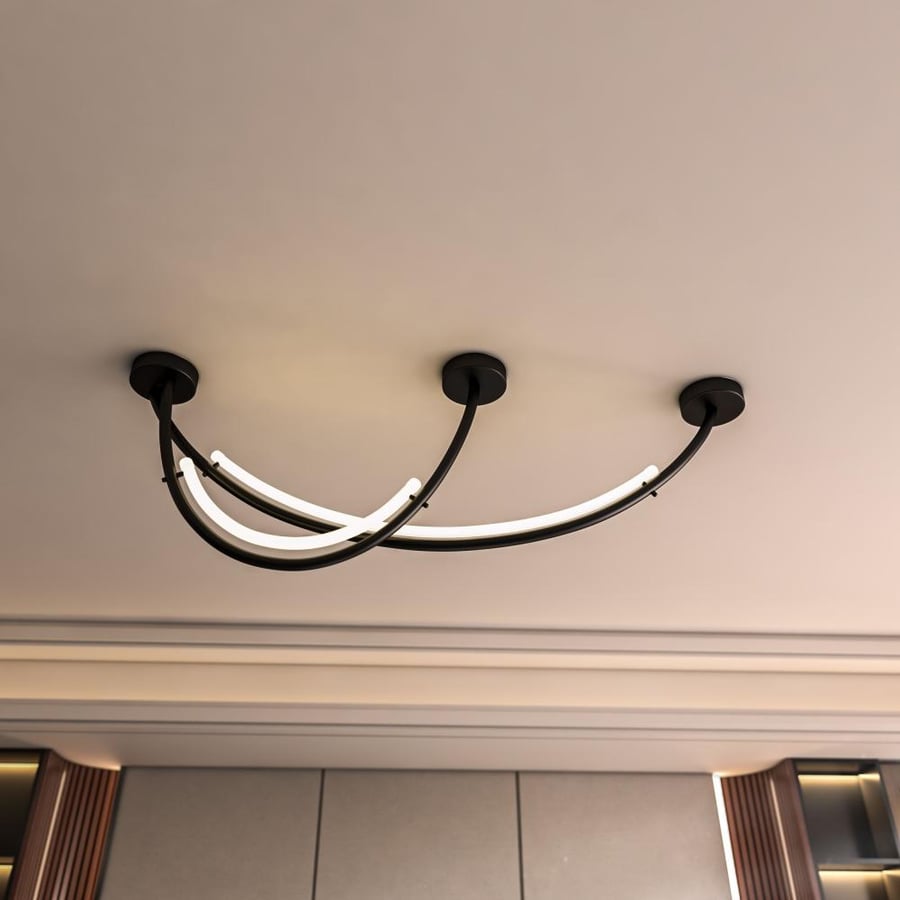 Long Warm LED Pendant Light – 150 cm