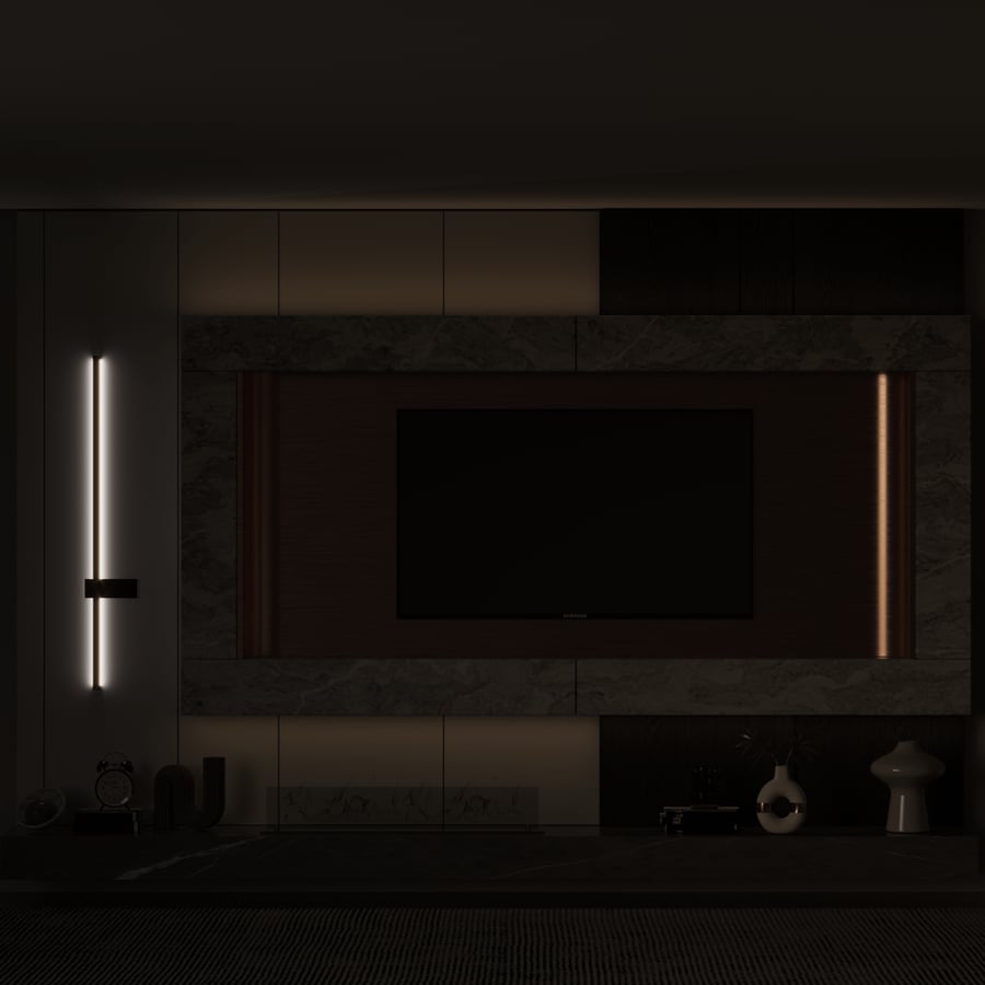 إنارة جدارية داخلية مودرن LED بطارية