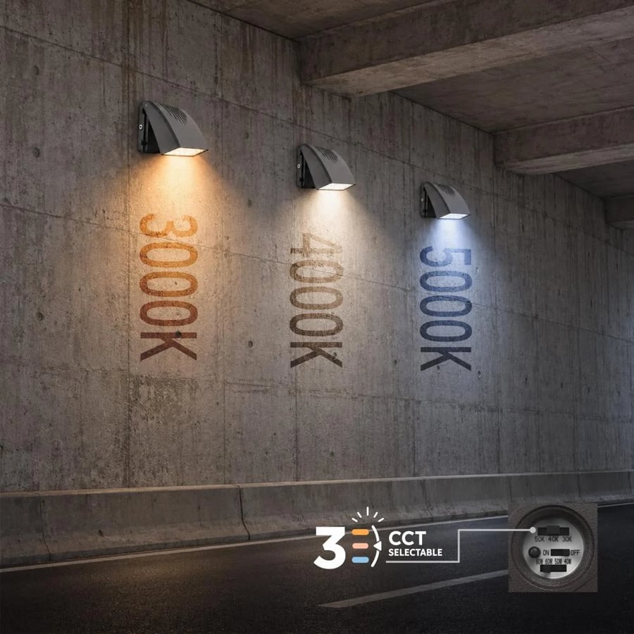 زوايا وتفاصيل تركيب وول باك WP30 80 وات فانوس صورة 3