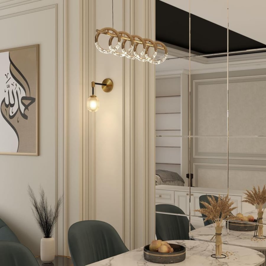Modern Transparent Glass Wall Light