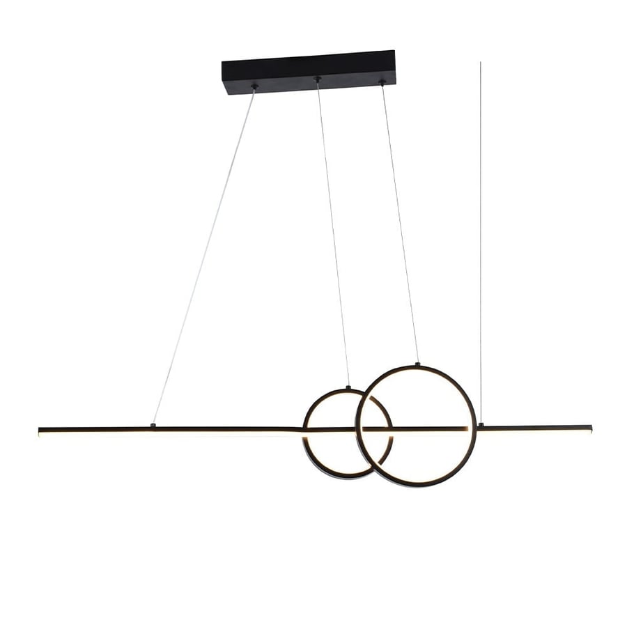 Modern Dual-Ring LED Ceiling Pendant Light