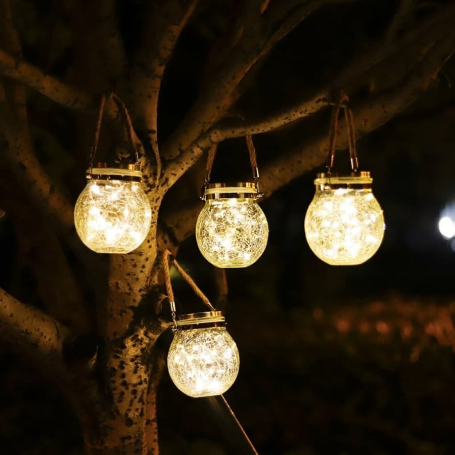 Round Decorative Lighting with Rope - Solar Energy 48625