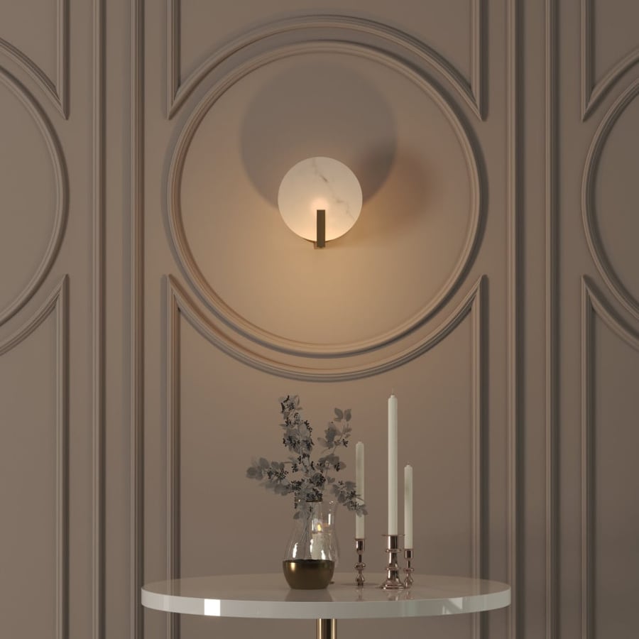Classic Marble Acrylic Interior Lighting