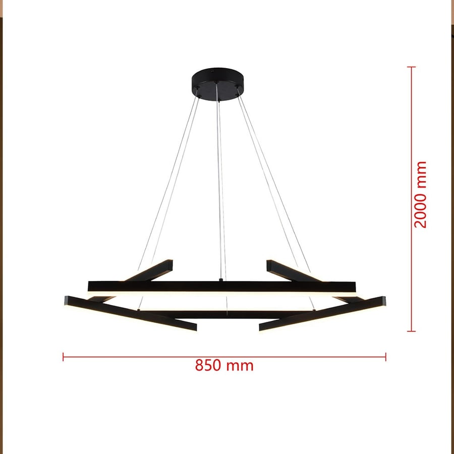 ثريا معلقة LED سداسي