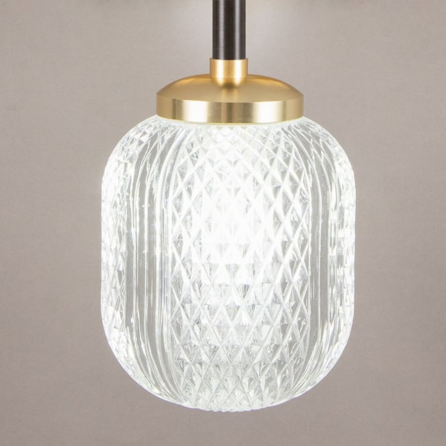 Modern Transparent Glass Wall Light