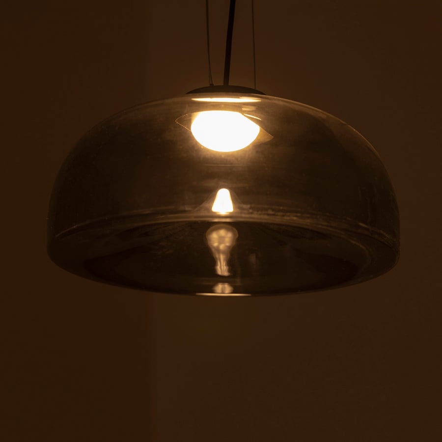 Modern Circular Glass Pendant Light