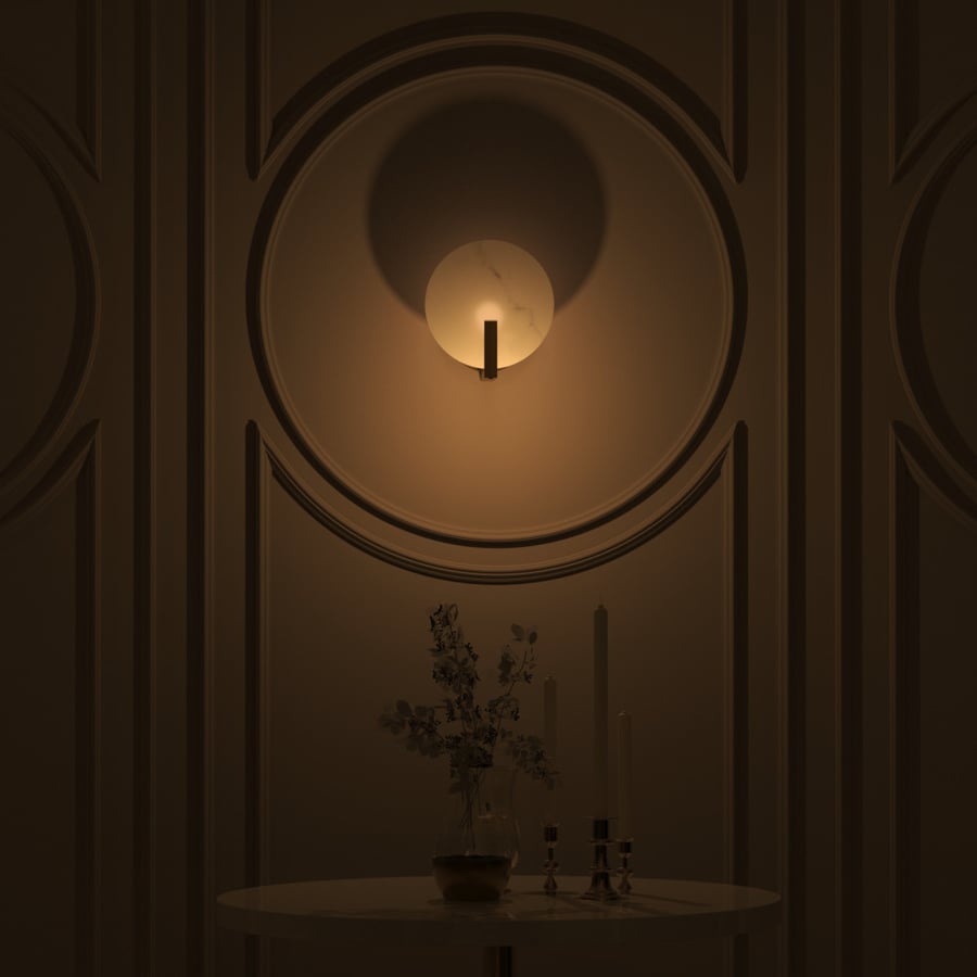 Classic Marble Acrylic Interior Lighting