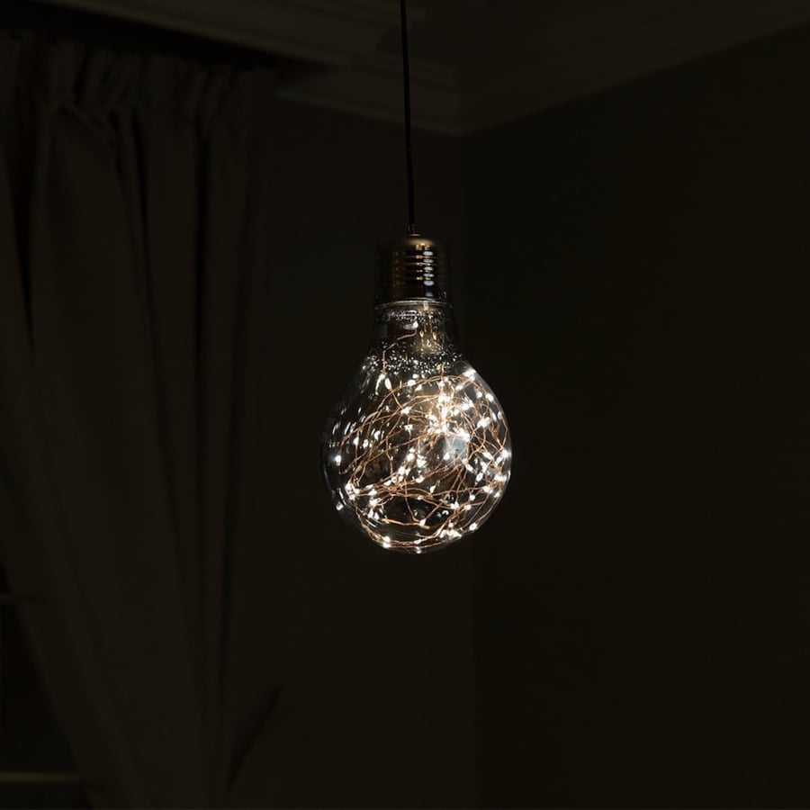 Glass LED Pendant Light Grey