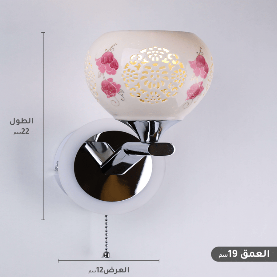 A single wall applicator, interior, luxury steel