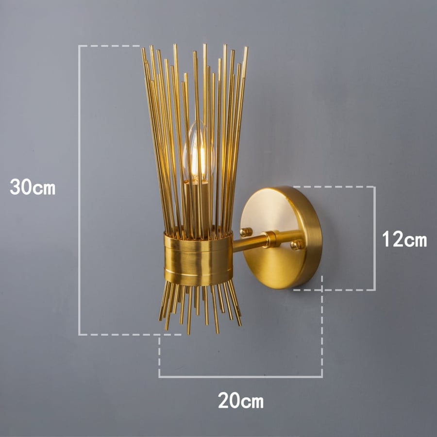 Modern Gold Stick Wall Light