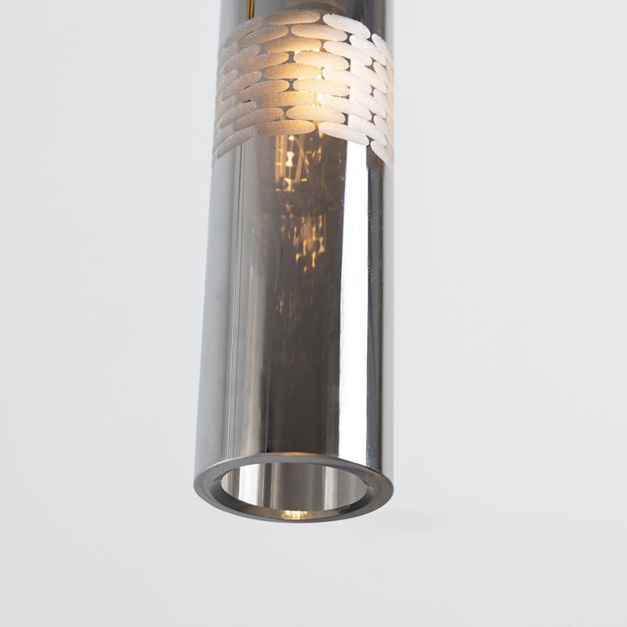 Elegant Crystal Pendant & Wall Light in Gray