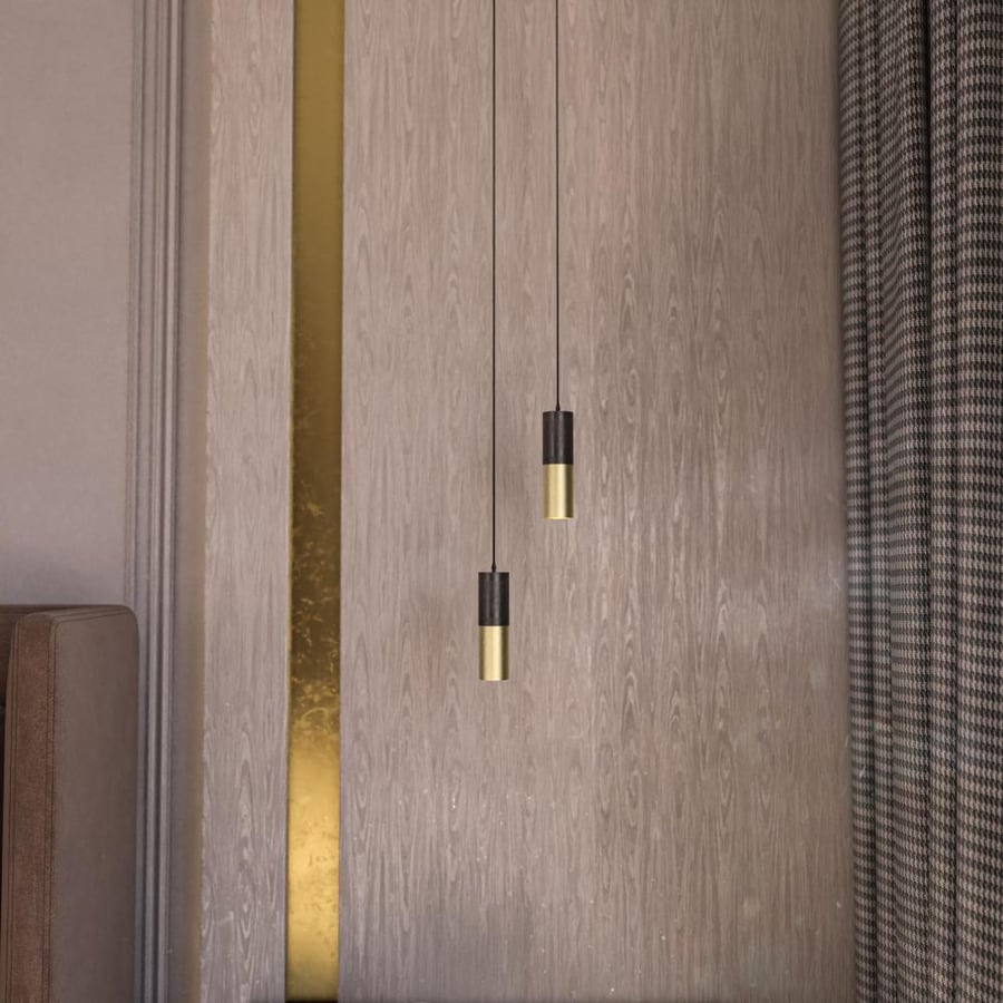 Single Cylindrical Pendant Light
