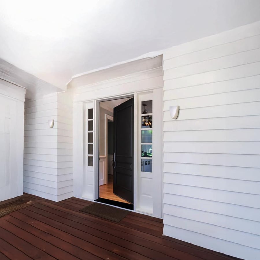 Triangular White Fence Spotlight - White Lighting