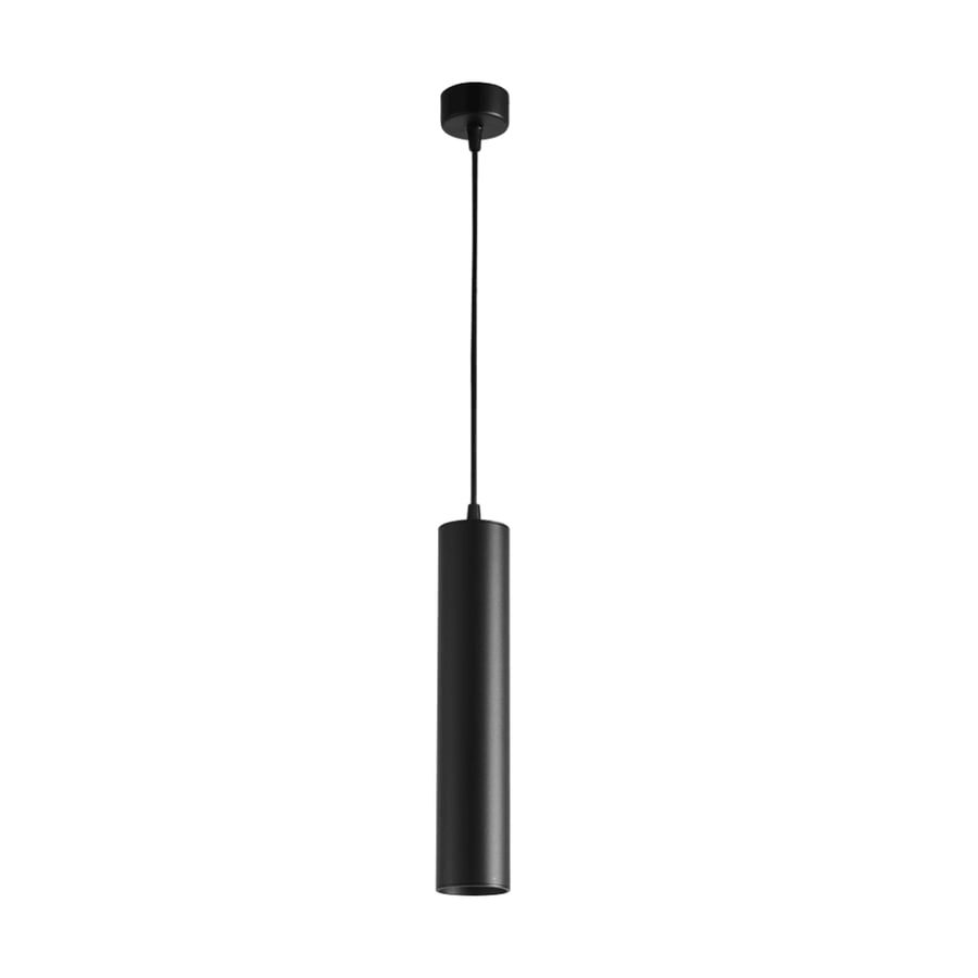 Gu 10 cylinder pendant light black