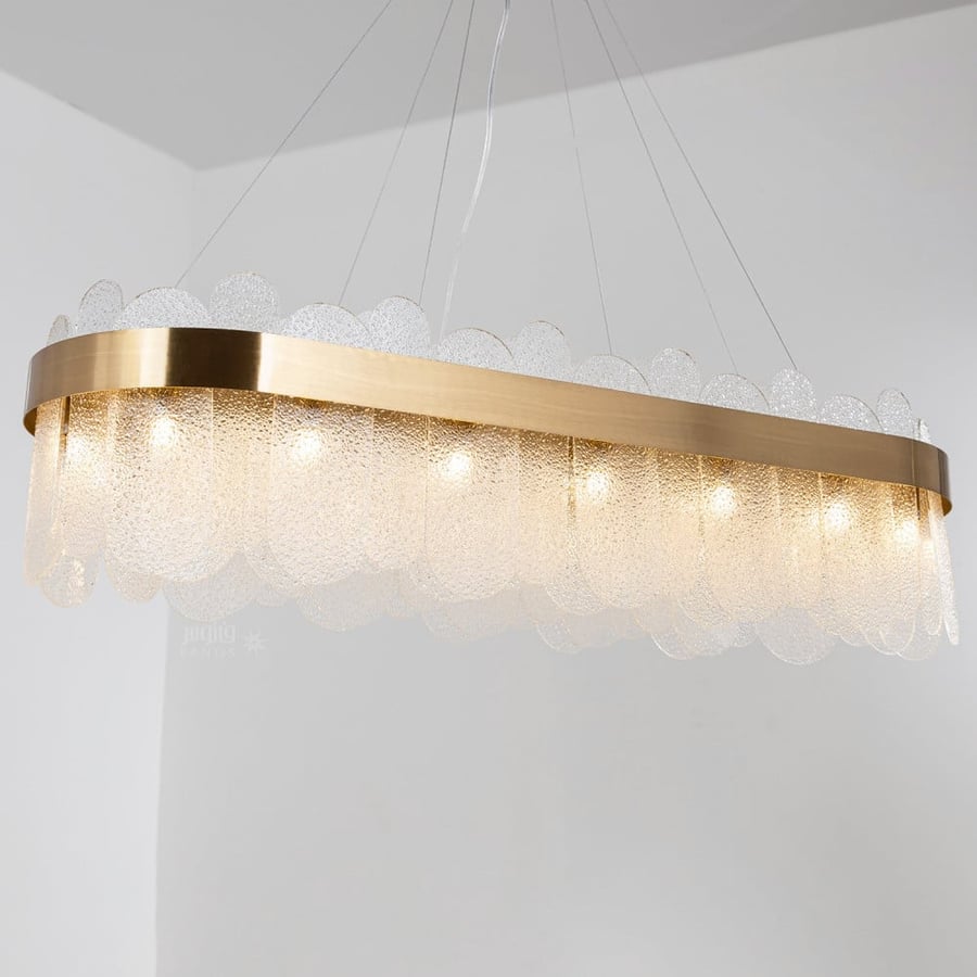 Oval Glass Chandelier 35*100 / 48332