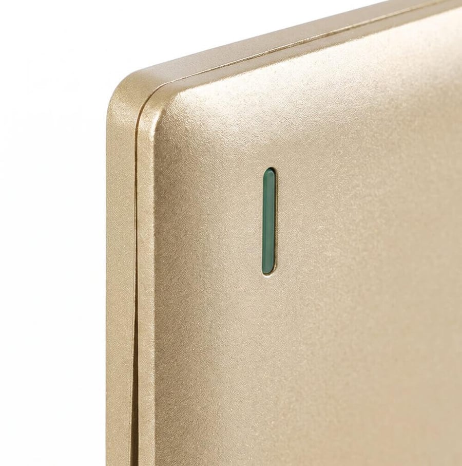 Brillant Light Single Telephone Socket – Gold Finish