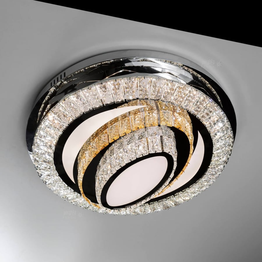 Latsh crystal chandelier, diameter 58 cm