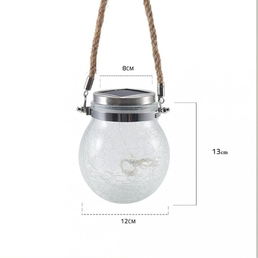 Round Decorative Lighting with Rope - Solar Energy 48625