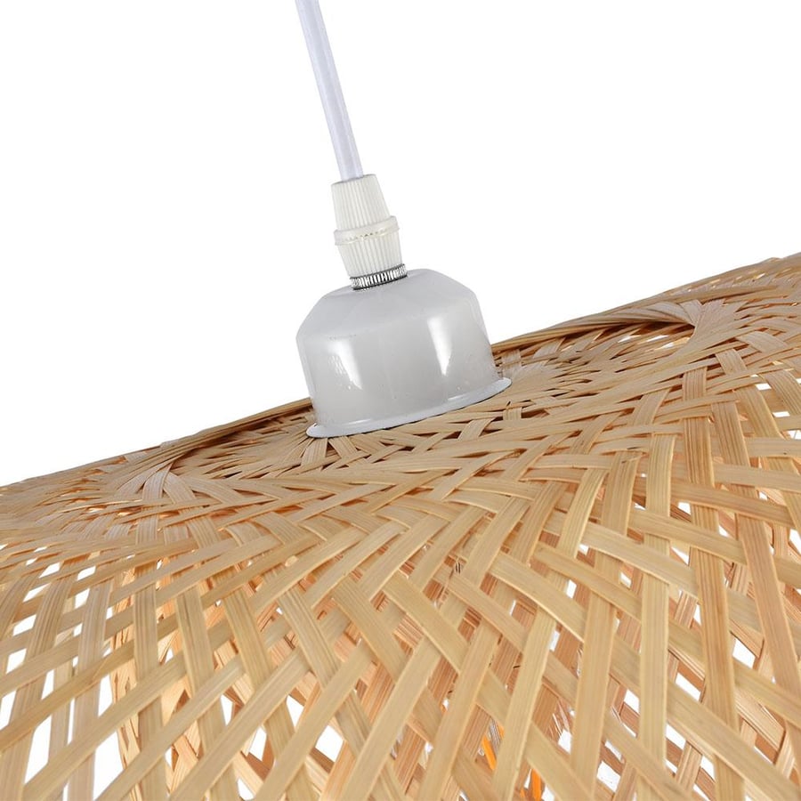 Rustic Hat-Style Pendant Light