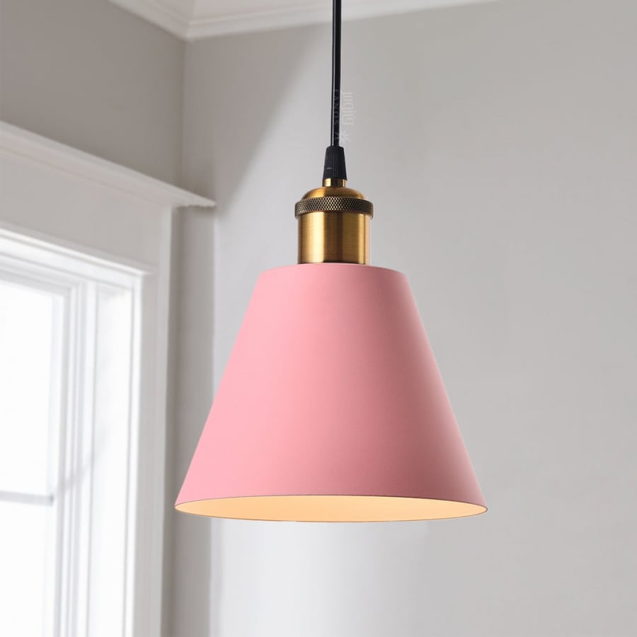 Modern floral relationship chandelier with golden funnel