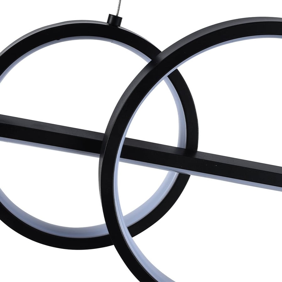 Modern Dual-Ring LED Ceiling Pendant Light