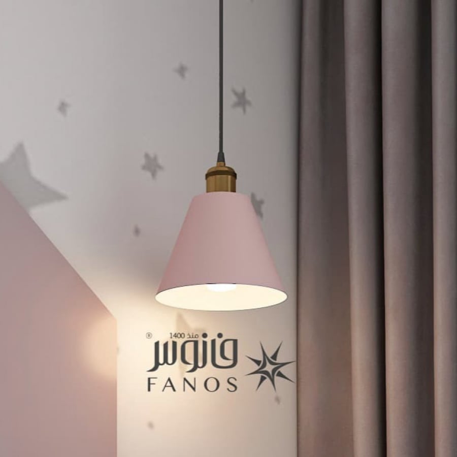 Modern floral relationship chandelier with golden funnel