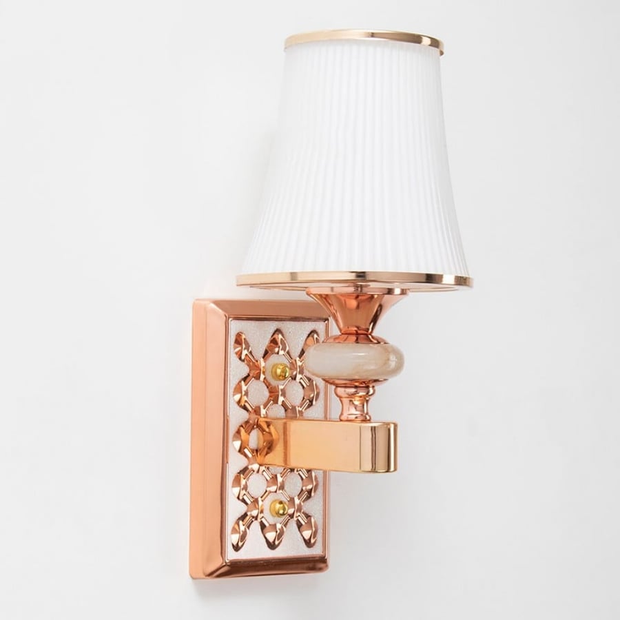 A classic, elegant wall lamp, in the shape of a lampshade