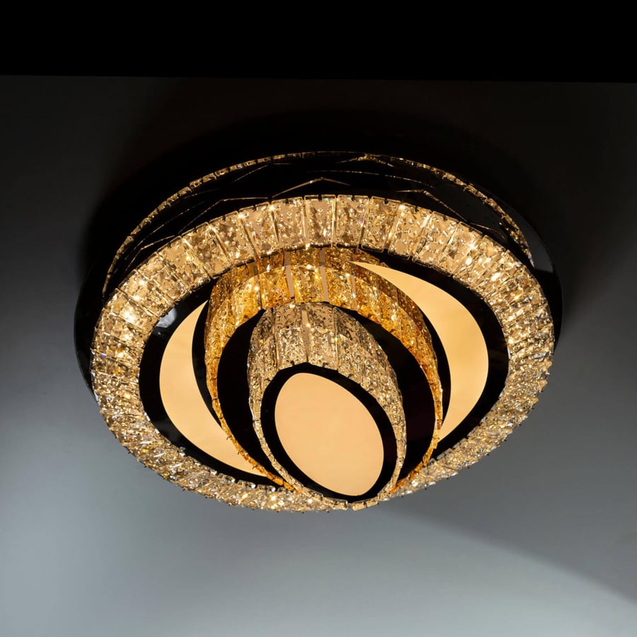Latsh crystal chandelier, diameter 58 cm
