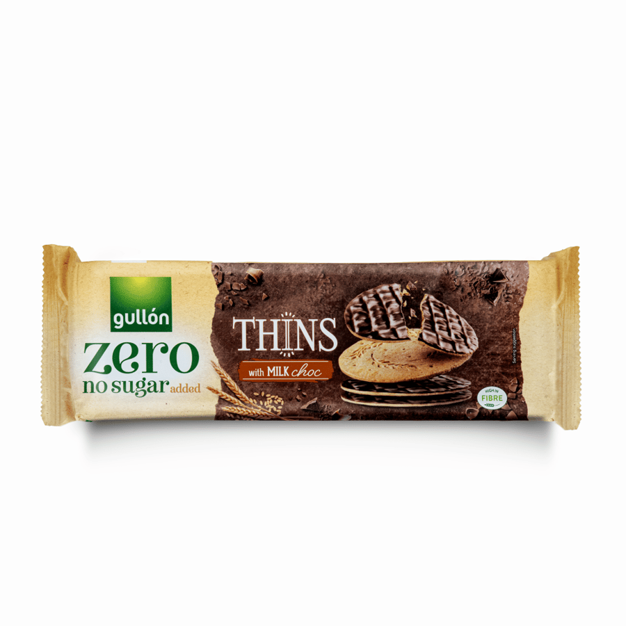 رقائق البسكويت مغطاة بشكولاتة الحليب بدون سكر مضاف 150جرام