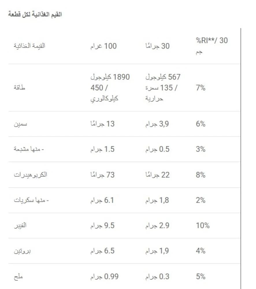 رايس أب رقائق التورتيلا مع جبنة الشيدر الصفراء 60جرام