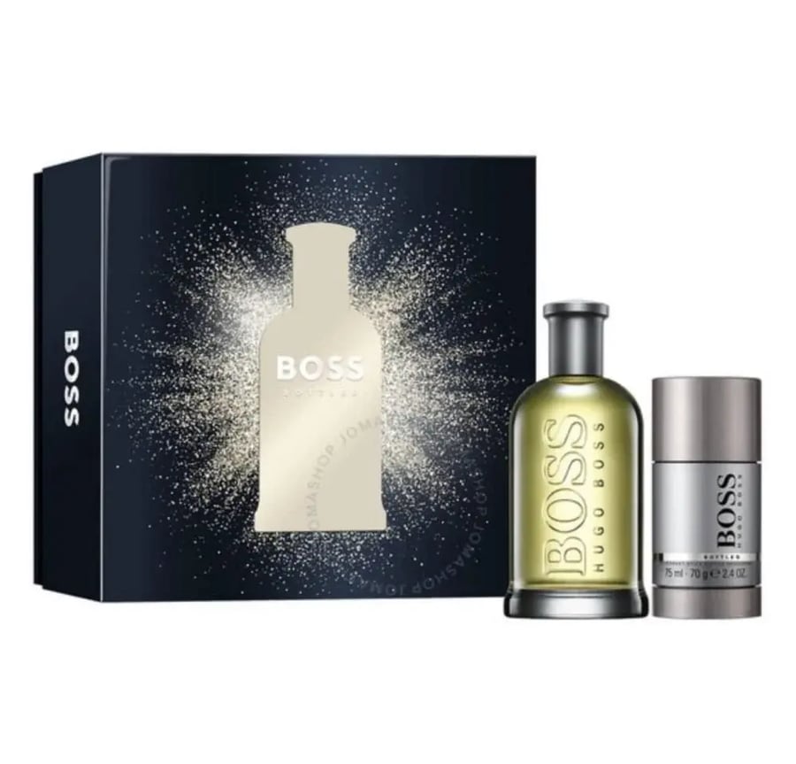 طقم هوغو بوس بوتلد او دو تواليت (عطر 200 مل+مزيل عرق 75 مل)