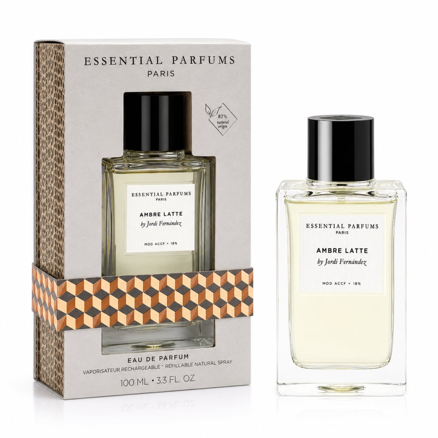 عطر إسينشال بارفامز أمبر لاتيه أو دو بارفيوم 100 مل