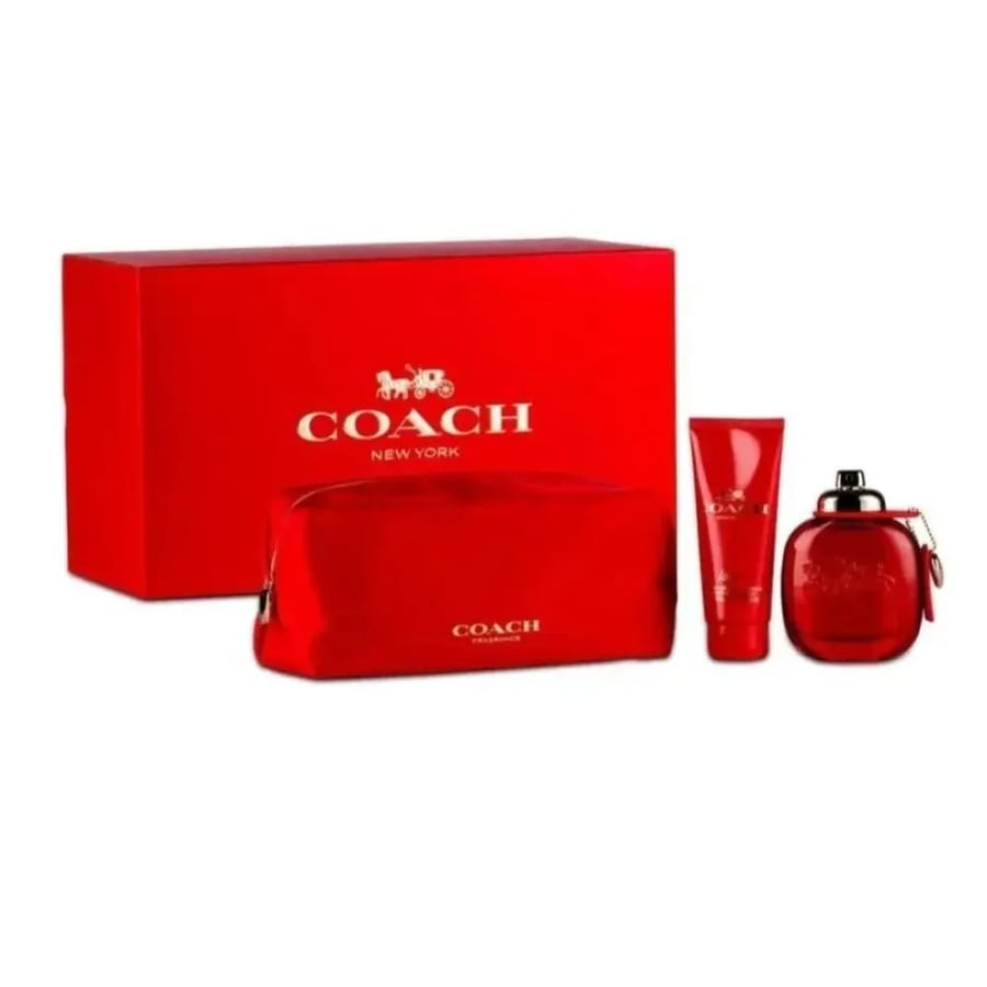 طقم عطر كوتش لوف او دو بارفيوم 90 مل + شنطه + بودي لوشن 100 مل