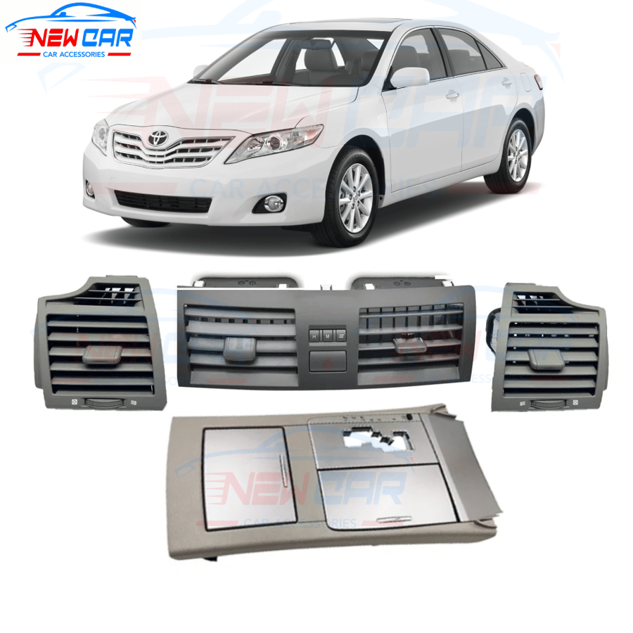 Package of air conditioning fins for Camry and Aurion, complete set with automatic gear decor, gray, 2007-2011