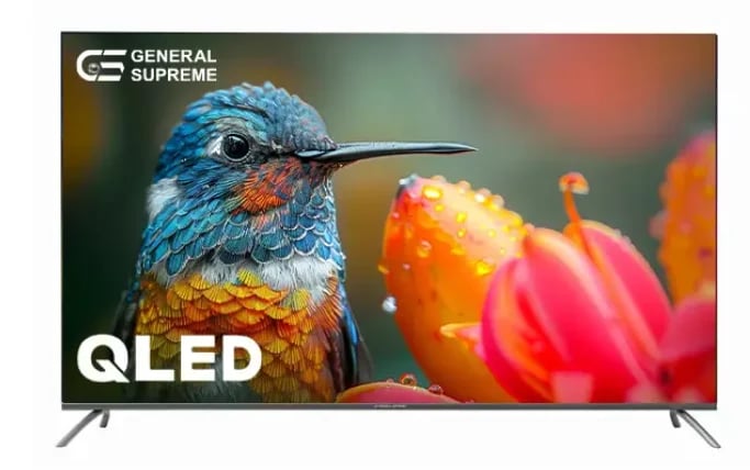 شاشة جنرال سوبريم QLED – 55 بوصة – 4K UHD – Google TV – GSQG554KC