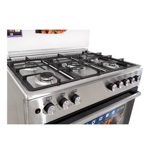 فرن غاز جنرال سوبريم – 5 عيون – 90×60 سم – ستيل – تركي – GSF9S50G2‑VI