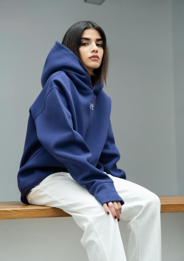 بلوفر ويف أزرق بنفسجي- Purplish-blue Wave Hoodie