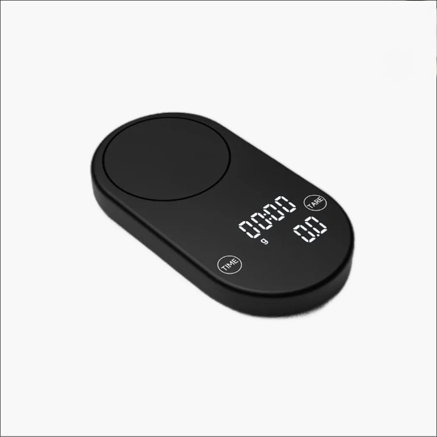 Special scale with vertical design - black