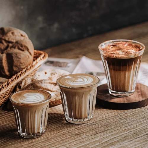 كوب زجاجي فاخر سعة 160 مل