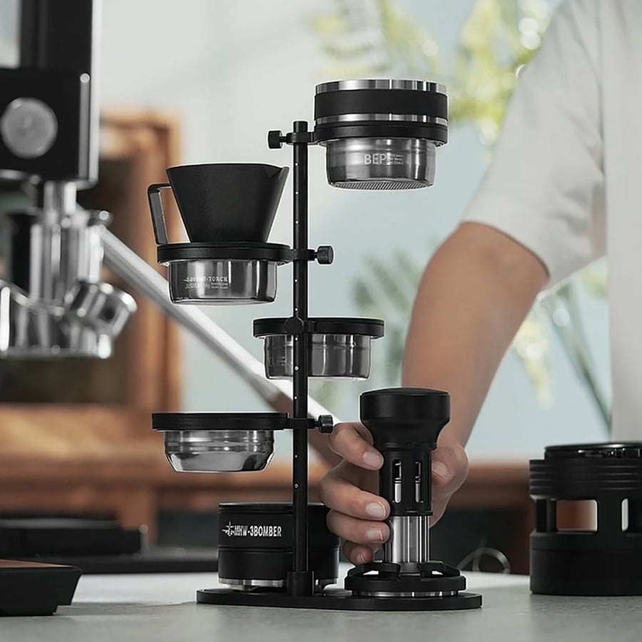 Magnetic storage holder for coffee tools MHW-3BOMBER