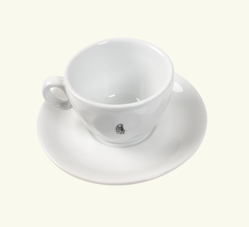 كوب لامارزوكو إسبريسو LION CAPPUCCINO من La Marzocco ايطاليا ابيض