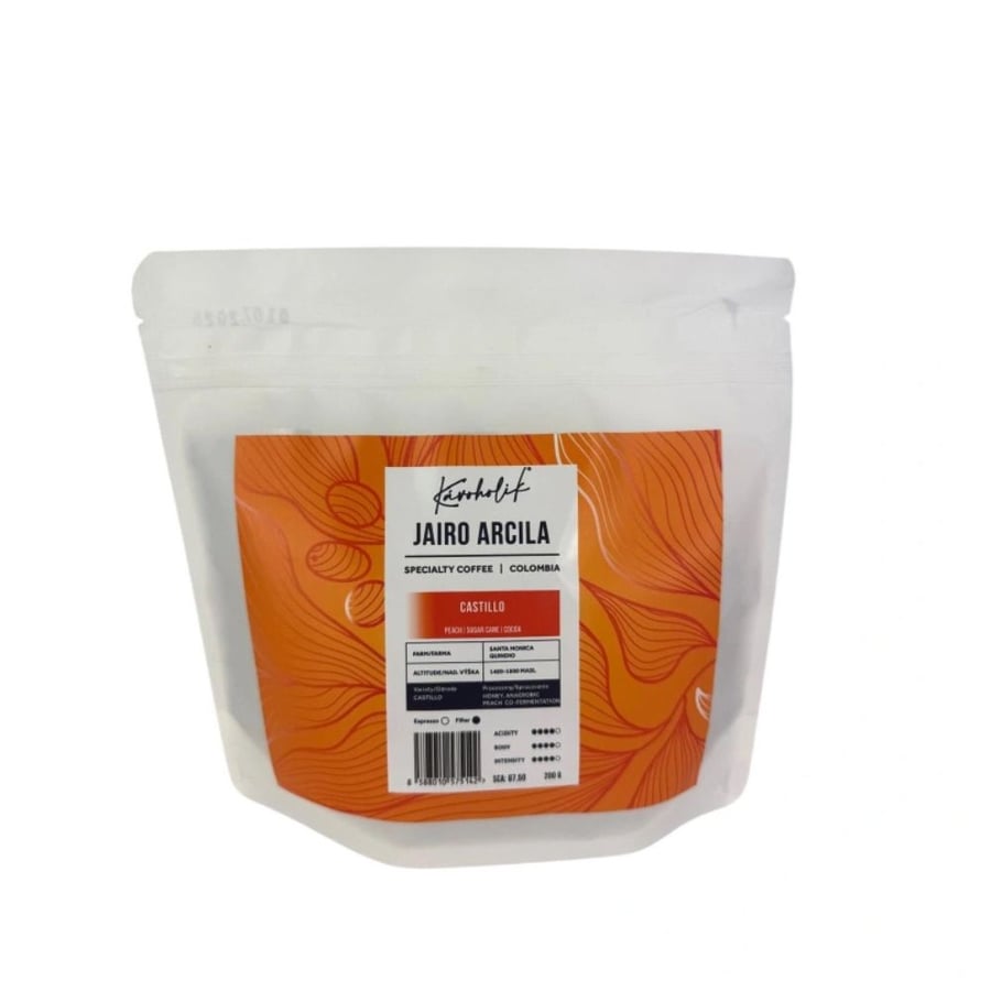 Kahwa Kahveholic Jairo Arcila, Peach Colombia honey fermentation anaerobic 200 grams