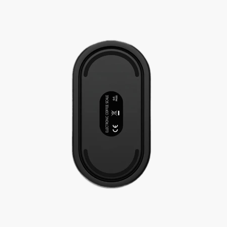 Special scale with vertical design - black