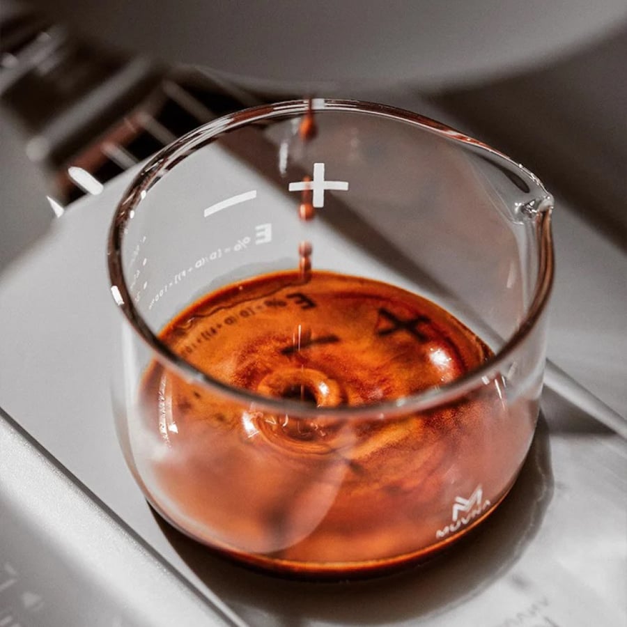 Glass espresso cup from MUVNA