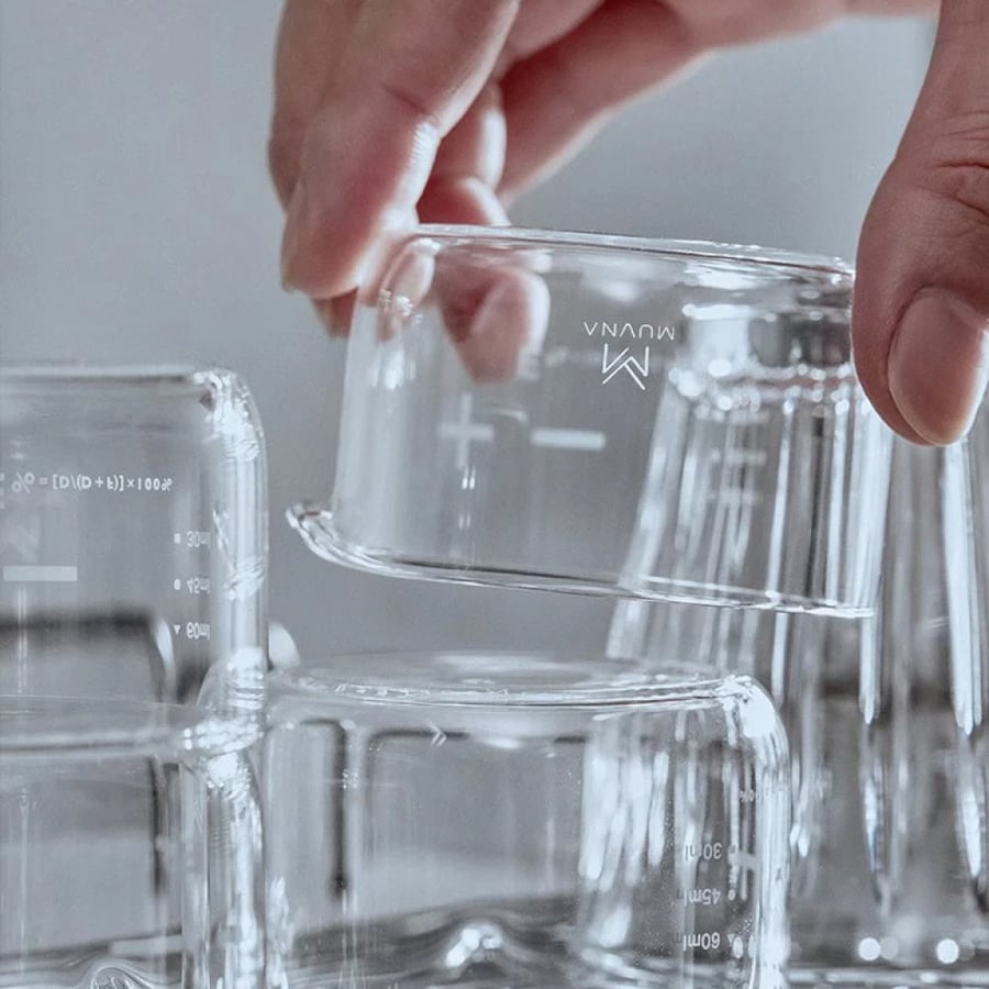 Glass espresso cup from MUVNA
