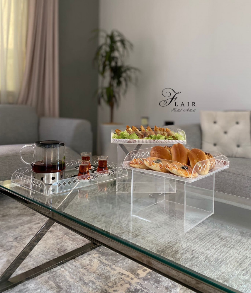 طقم صواني تقديم بكثلة بالطلب