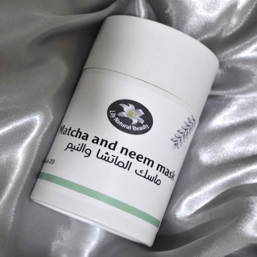 Matcha and neem mask