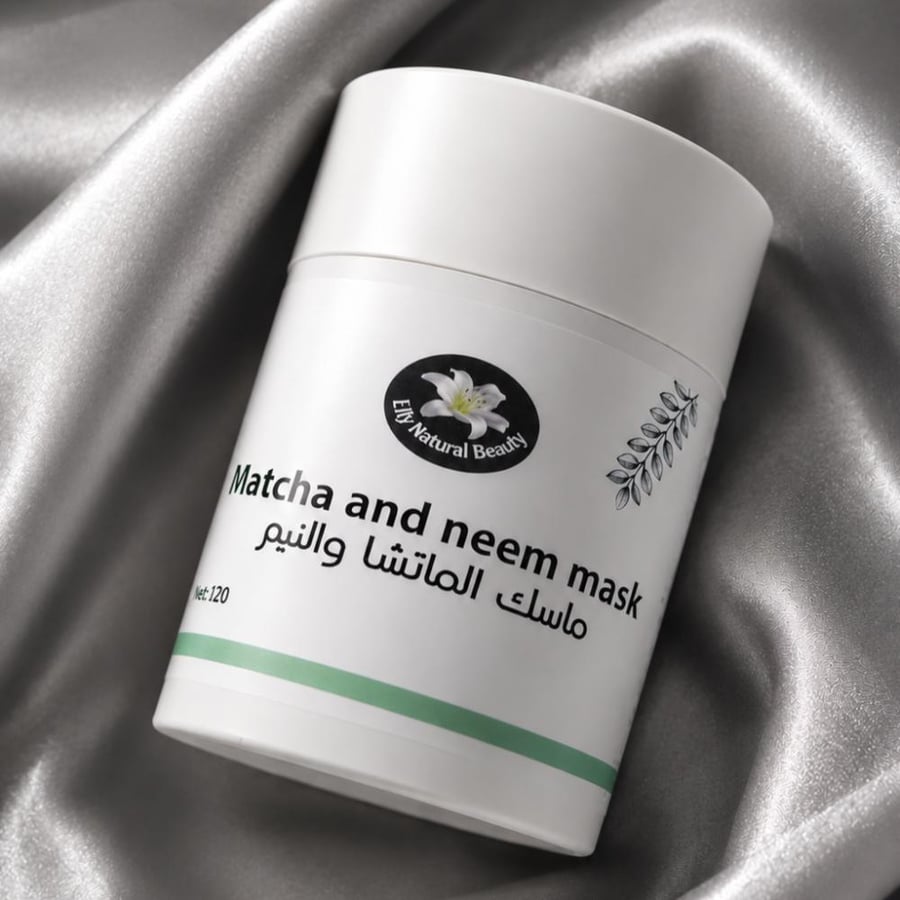 Matcha and neem mask