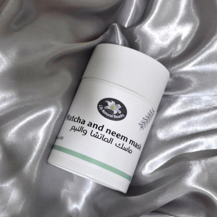 Matcha and neem mask