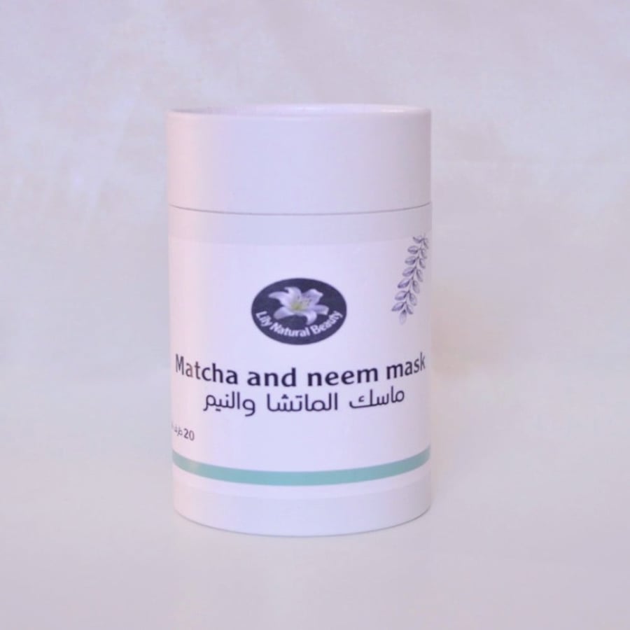 Matcha and neem mask